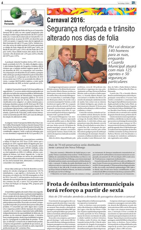 Edição De 03 De Fevereiro De 2016 Jornal A Voz Da Serra