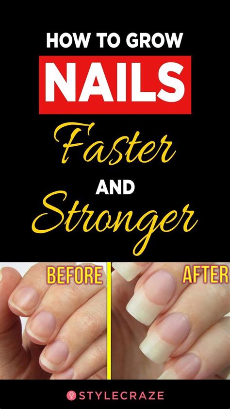 How To Make Your Nails Grow Faster And Stronger Naturally At Home