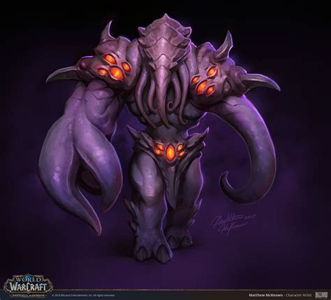 World Of Warcraft Faceless One Concept Matthew Mckeown Warcraft