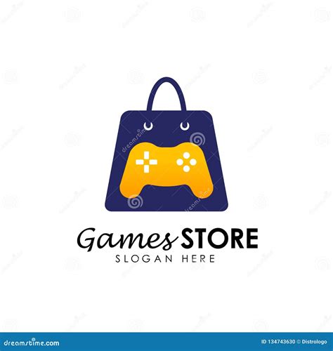 Games Store Logo Icon Design Template Game Shop Icon Designs Stock