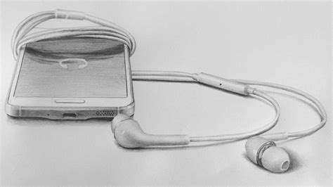 How To Draw A Phone In Pencil — Online Art Lessons