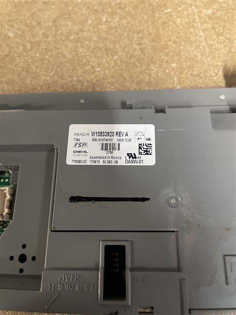 Kitchenaid DISHWASHER Control Board W10833920 W10757521 |KM1428 | eBay