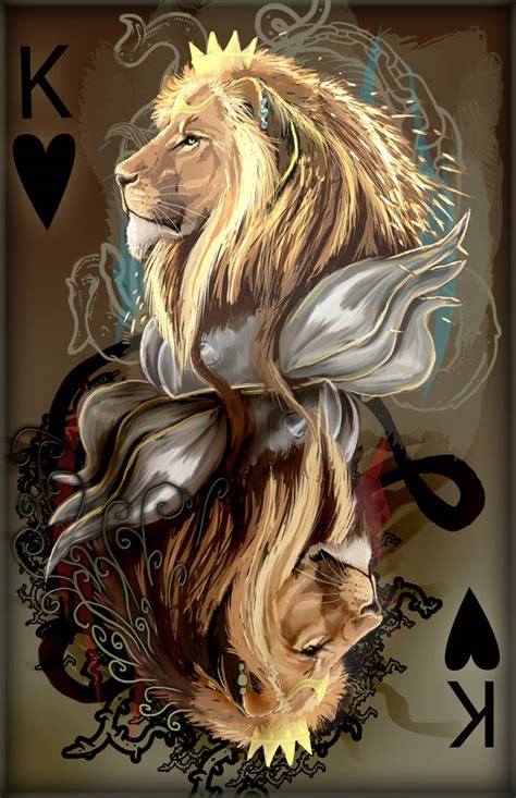 Card Kings Of Hearts By Decadia On Deviantart