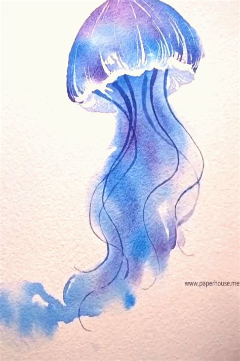 Jellyfish Watercolor Ideas Watercolor Paintings Tutorials Painting