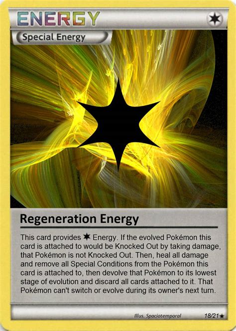 Regeneration Energy Pokemon Card By The Ketchi On Deviantart