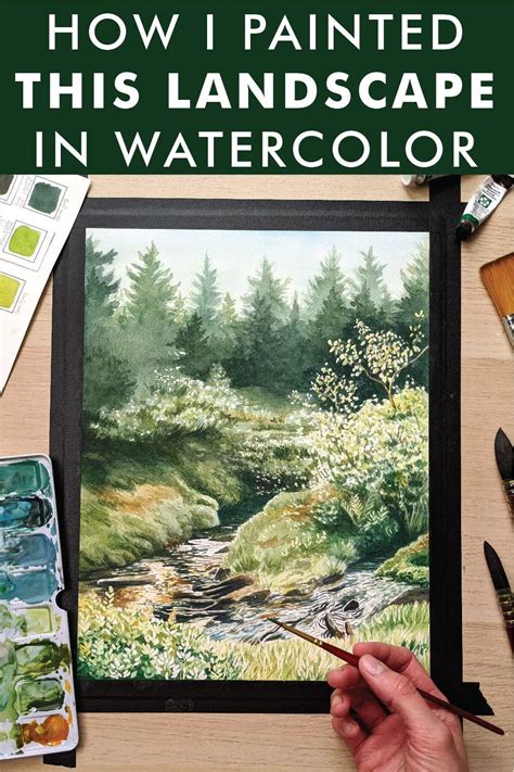 Watercolor Landscape Tutorial Artofit