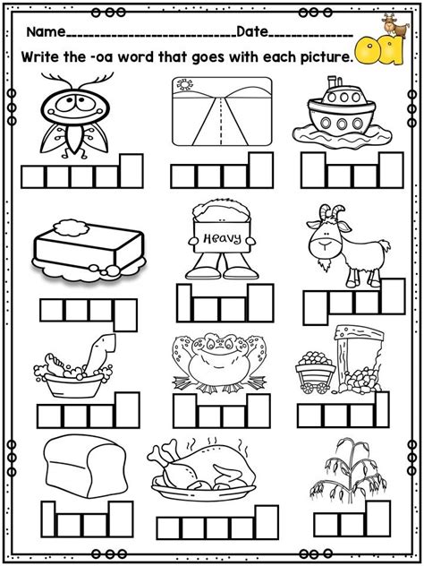 Showing 8 worksheets for oa. Coloring pages: Vowel Team Worksheets Free Printable