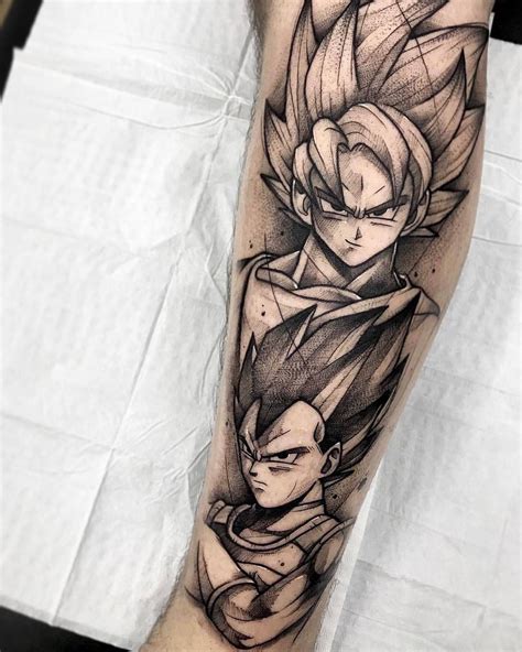 Sintético 100 Tatuagem Goku Braço Bargloria