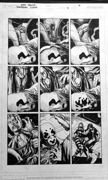 Gary Frank Doomsday Clock Original Comic Art 2 P17