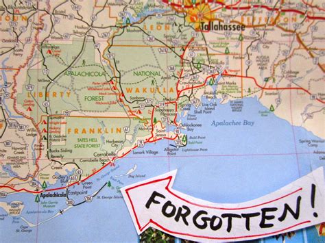 Floridas Forgotten Coast Map World Map
