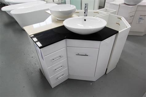 Your bathroom sink will also have an impact on what type of vanity you can buy. Corner Bathroom Vanities - With Sink, Cabinet, Buyers Guide
