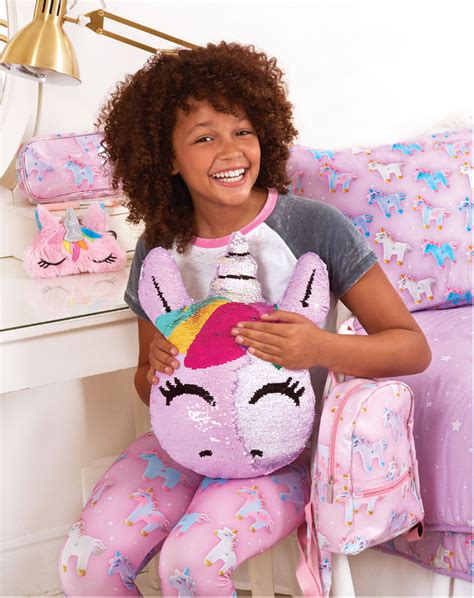 Unicorn Reversible Sequin Pillow Geppettos Toys Iscream