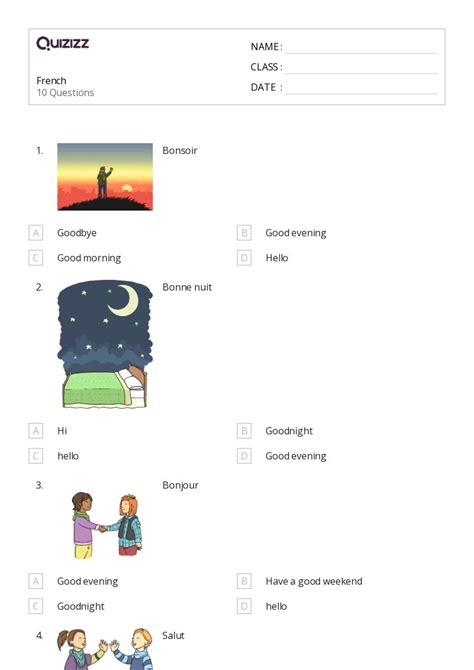 50 French Worksheets For 4th Grade On Quizizz Free And Printable