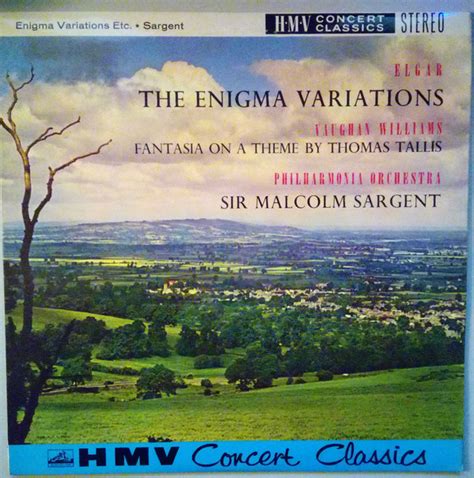 Elgar Vaughan Williams Sir Malcolm Sargent The Philharmonia