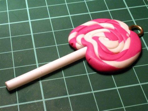 Lollipop Pendant Necklace · How To Sculpt A Clay Food Necklace