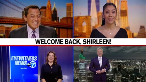 eyewitness news morning team welcomes back shirleen allicot abc7 new york