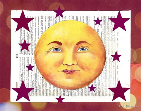 The Man In The Moon By Judy Skowron Redbubble