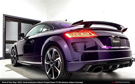 Find Of The Day 2021 Audi Exclusive Velvet Purple Pearl Tt Rs Audi