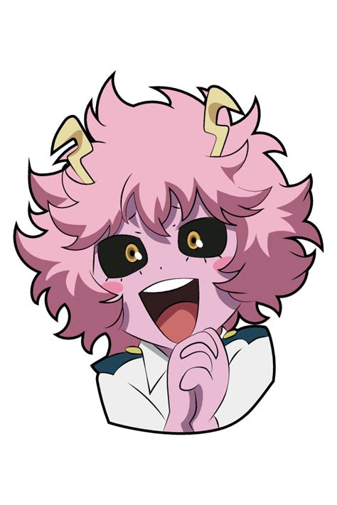 My Hero Academia Mina Ashido Sticker Anime Printables My Hero