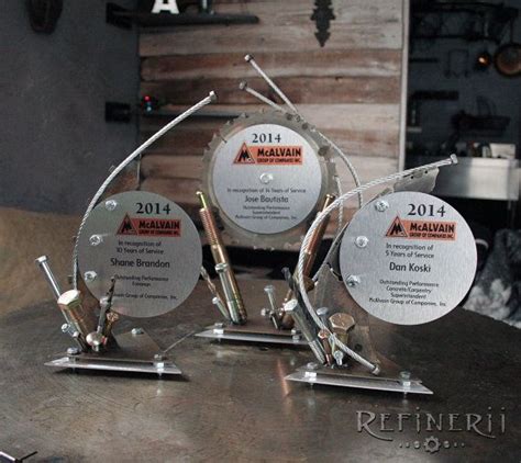 Custom Trophies Made From Steel Scrap Parts Custom Trophies Trophies