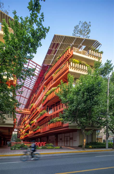 Jean Nouvel And Aspect Studios Unveil A Bright Red Landmark In Shanghai