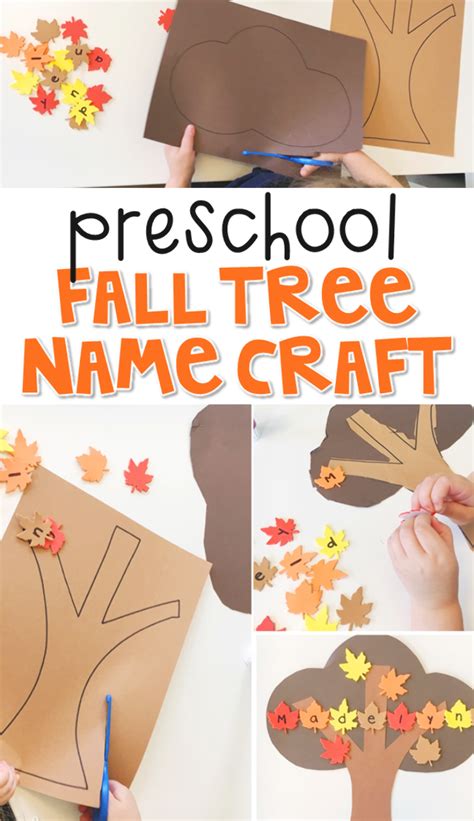 This Fall Tree Craftivity Is Fun For Name And Fine Motor Practice With