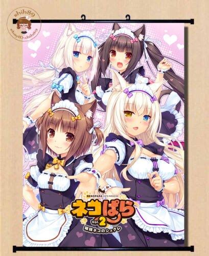 Chocolaandvanilla Neko Para Game Anime Home Decor Poster Wall Scroll
