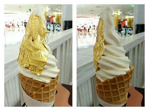 Delicious 24k Gold Leaf Ice Cream Milkcow Sunway Pyramid Have You
