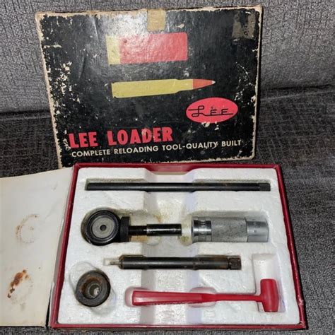 Vintage Lee Loader Complete Reloading Tool Hand Loader Mm Luger W Charge Table Picclick