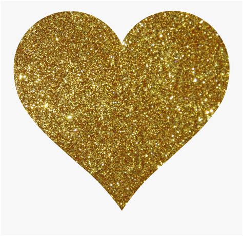 Hd Authenticity Gold Heart Overlay Gold Glitter Heart Png Free