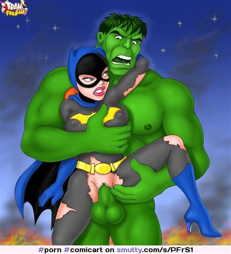 Hulk Fucking Bat Girl Comicart Superhero Toon Cartoon Hulk Batgirl Porn