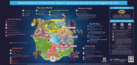 Universal Studios Singapore Map And Brochure 2022 2023