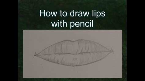 These are not that hard to draw, but it will take some practice. How to draw lips with pencil step by step for beginners ...