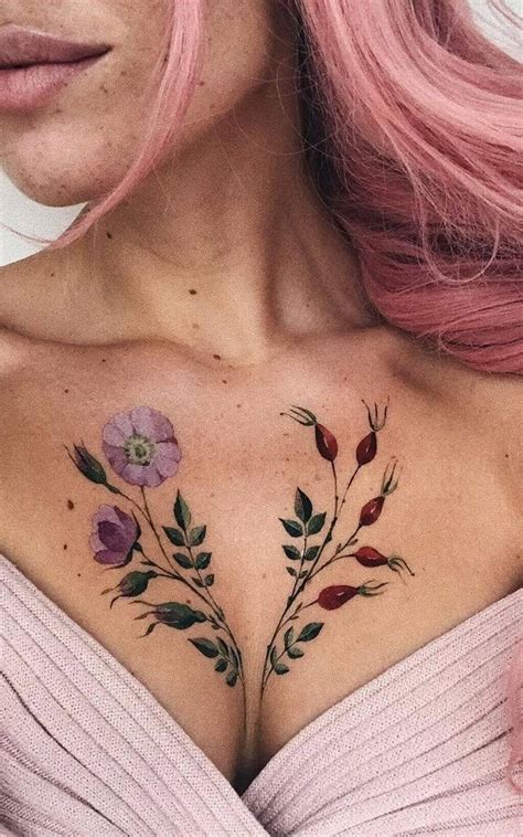 50 Best Chest Tattoos For Women In 2023 Dezayno
