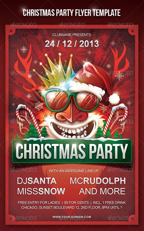 Choose from hundreds of designs. 25 Christmas & New Year Party PSD Flyer Templates | Web ...