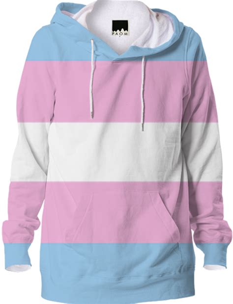 shop transgender pride flag hoodie hoodie by felihonda print all over me