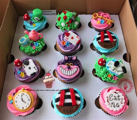 Alice In Wonderland Cupcakes Cake By Marias Alice In Wonderland Tea