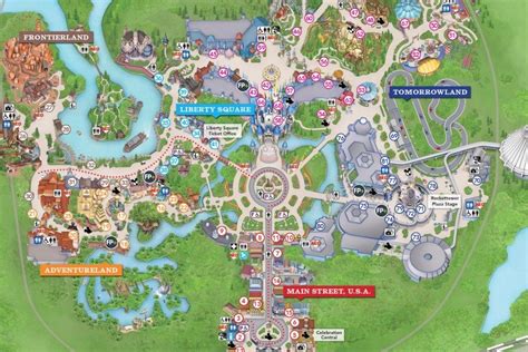 Disney Maps And Maps Of Disney Theme Parks Resort Maps Walt Disney