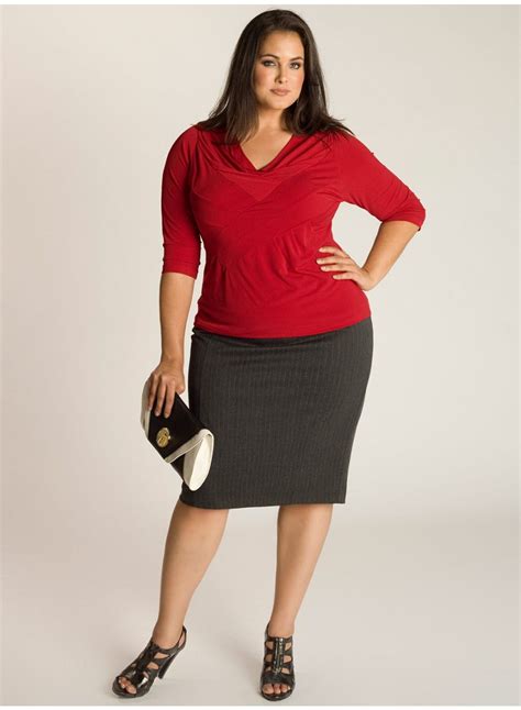 Michaela Curvy Plus Size Pencil Skirt In Charcoal Plus Size Pencil