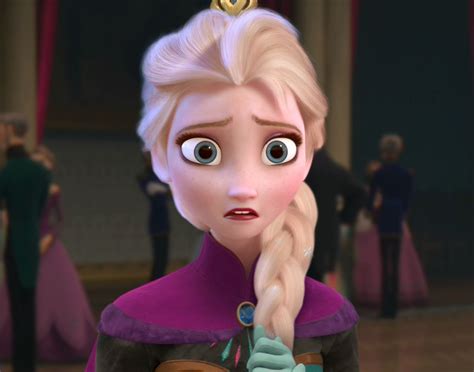 Hair Down In Her Coronation Dress Disney Frozen Elsa Art Disney Movie Characters Disney Fun