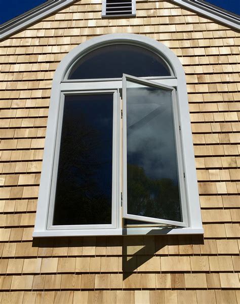 Exterior Arched Window Trim Replacment After Russell Mill Remodeling