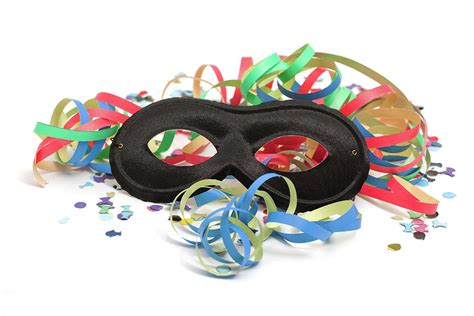 Party Mask Streamers And Confetti Photograph By Ursula Alter Pixels