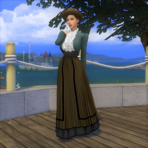 1890′s Lookbook Sims 4 Teen Sims 4 Collections Sims 4 Decades Challenge