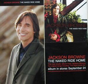 Jackson Browne Naked Ride Home Sided Promo Poster Flawless New My Xxx