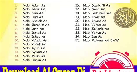 Ulama berbeda pendapat tentang usia khadijah ketika menikah dengan rasulullah shallallahu 'alaihi. 25 Nama Nama Nabi Dan Rasul Beserta Sifat Dan Kitabnya ...