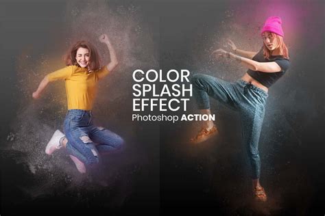 Color Splash Effect Photoshop Action Creative Market