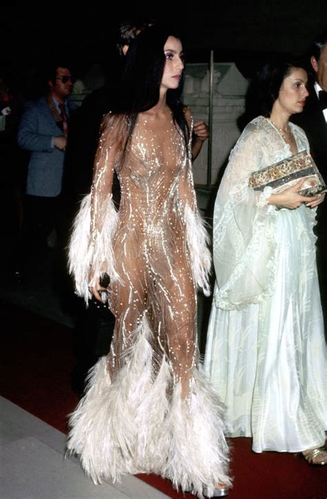 Cher At The Met Gala Sexy Sheer Outfits Are Nothing New