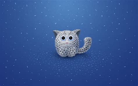 Cute Snow Leopard Cartoon Character Second Series Hd Wallpaper Peakpx