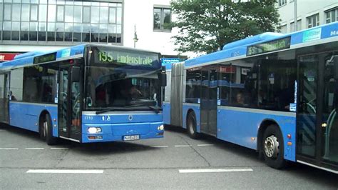 Buses In Munich Germany Bus In München Youtube