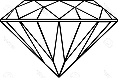 Best Diamond Shape Outline Vector Art File Free Free